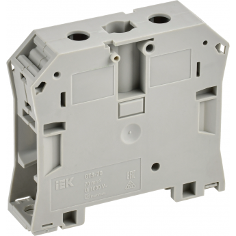Колодка клеммная IEK CTS 70мм2 серая Колодка клеммная IEK CTS 70мм2 серая
