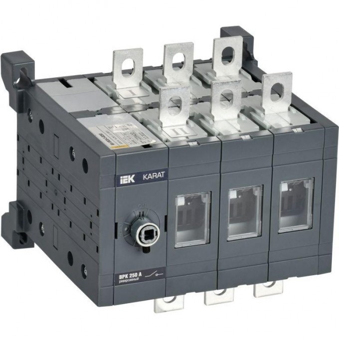 Выключатель-разъединитель IEK KARAT ВРК 3п 250А реверс. без рукоятки KA-VR20-3-0250