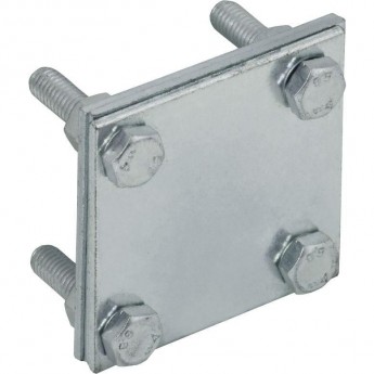 Зажим крестообразный IEK ZCC68-14-1-40 с раздел. полоса-полоса 40мм оцинк. сталь HDZ